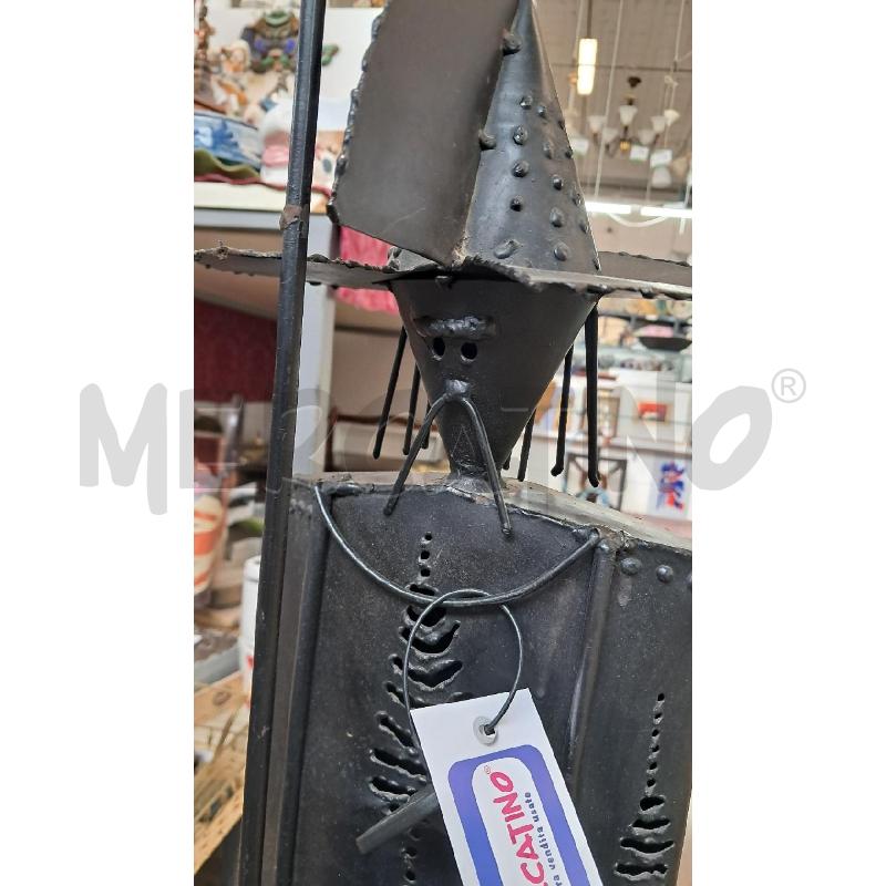 STATUETTA FERRO NERO  | Mercatino dell'Usato Arezzo 2