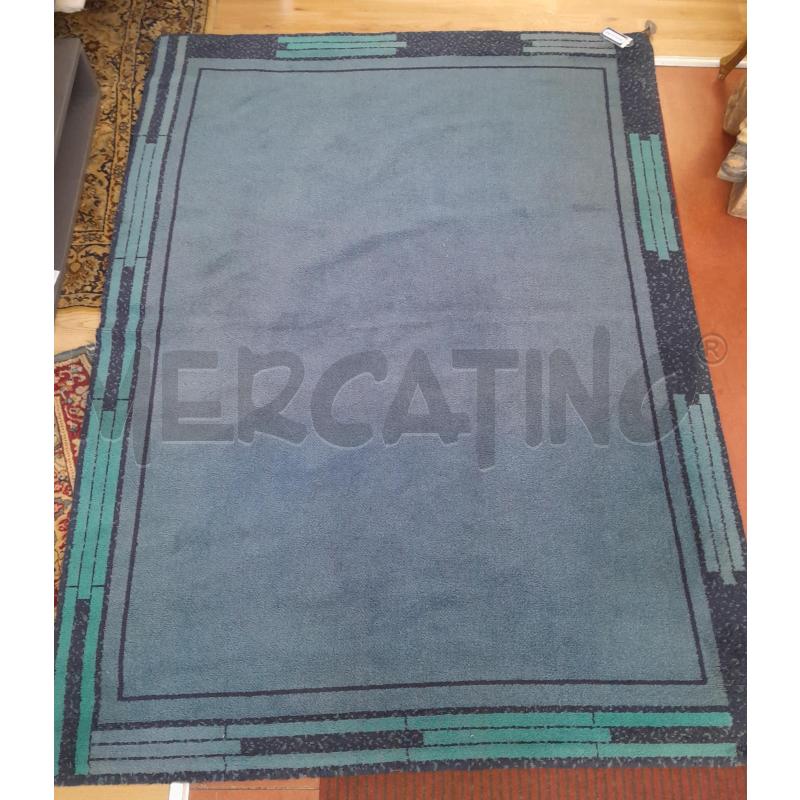 TAPPETO LANA BLU | Mercatino dell'Usato Arezzo 1
