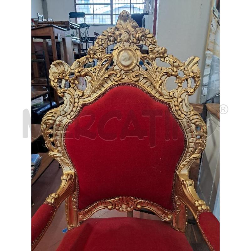 TRONO ROSSO+ORO | Mercatino dell'Usato Arezzo 2