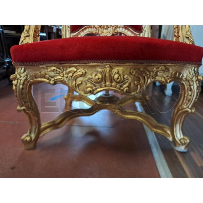 TRONO ROSSO+ORO | Mercatino dell'Usato Arezzo 4