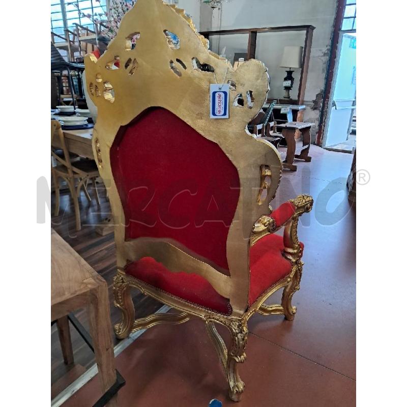 TRONO ROSSO+ORO | Mercatino dell'Usato Arezzo 5