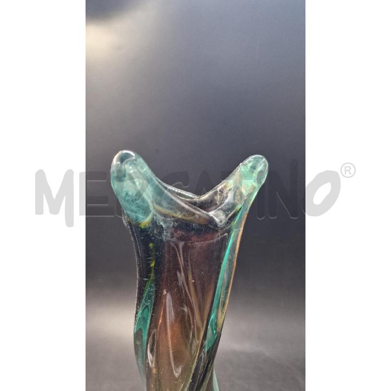VASO VETRO ANNI70 R  | Mercatino dell'Usato Arezzo 3