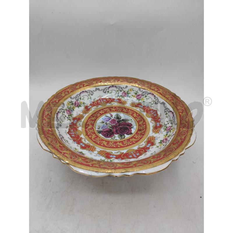 ALZATINA CERAMICA DEC BORDÒ DORATO | Mercatino dell'Usato Atripalda 1