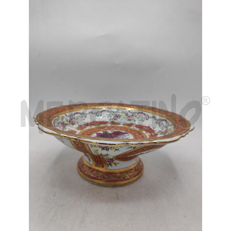 ALZATINA CERAMICA DEC BORDÒ DORATO | Mercatino dell'Usato Atripalda 2