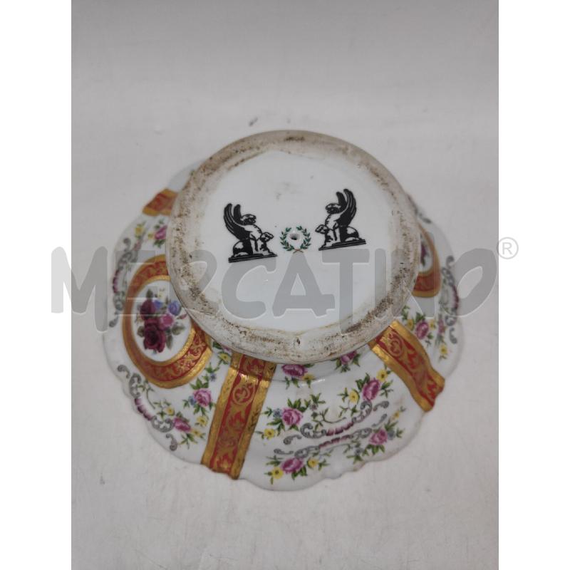 ALZATINA CERAMICA DEC BORDÒ DORATO | Mercatino dell'Usato Atripalda 3