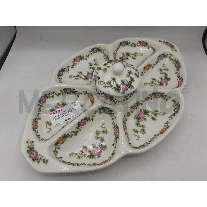 ANTIPASTIERA CERAMICA FIORELLINI ALFA | Mercatino dell'Usato Atripalda 1