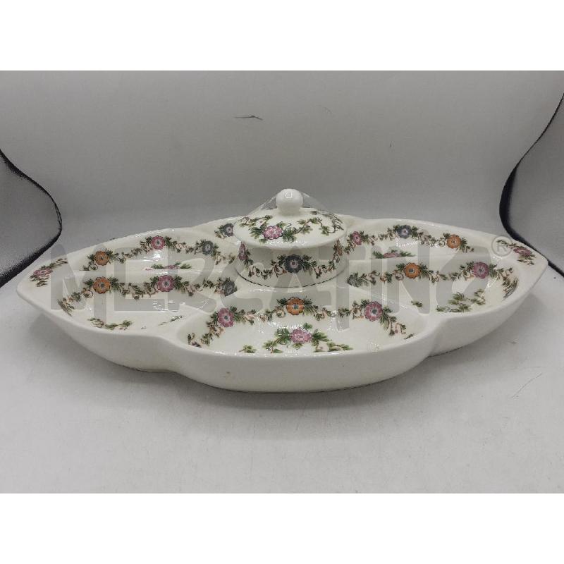 ANTIPASTIERA CERAMICA FIORELLINI ALFA | Mercatino dell'Usato Atripalda 2