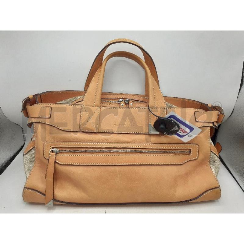BORSA DONNA BEIGE PELLE BIASIA | Mercatino dell'Usato Atripalda 1