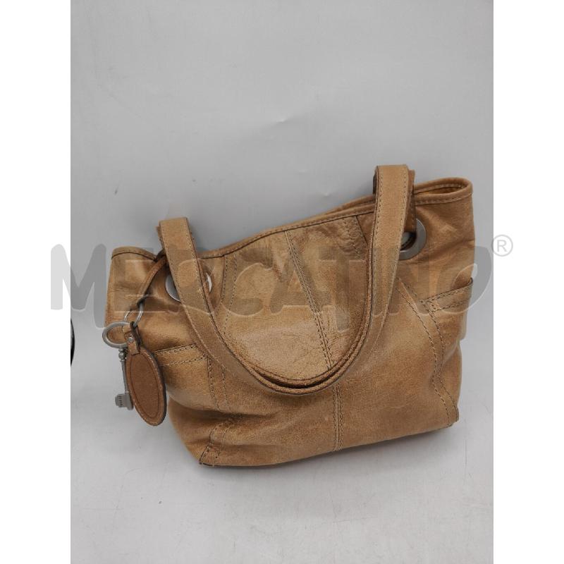 BORSA DONNA BEIGE PELLE FOSSIL | Mercatino dell'Usato Atripalda 2