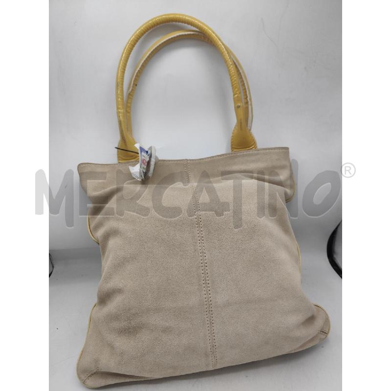 BORSA DONNA BEIG MARR GIANNOTTI CAMOSC | Mercatino dell'Usato Atripalda 2