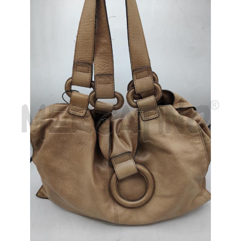 BORSA DONNA BEIG PELLE SEQUOIA | Mercatino dell'Usato Atripalda 1