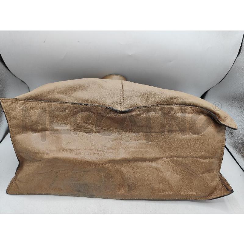 BORSA DONNA BEIG PELLE SEQUOIA | Mercatino dell'Usato Atripalda 3