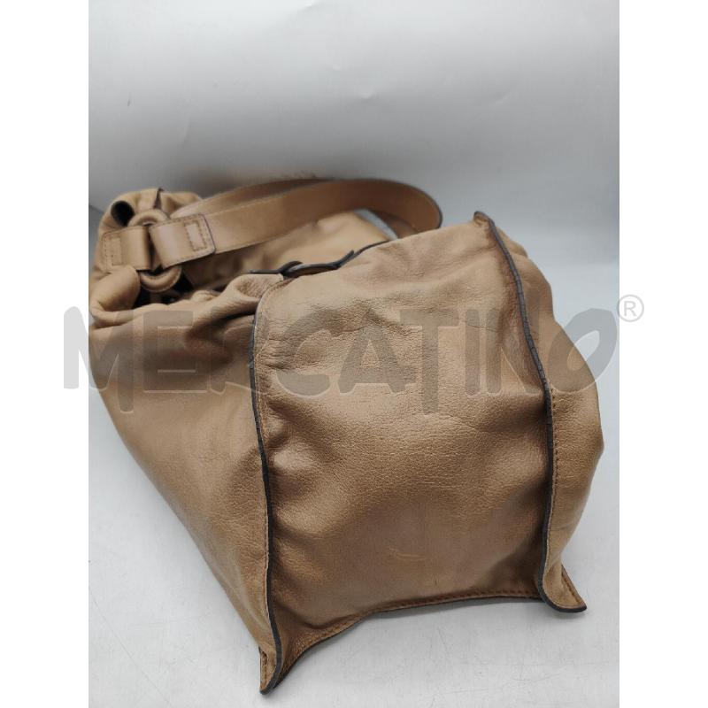 BORSA DONNA BEIG PELLE SEQUOIA | Mercatino dell'Usato Atripalda 4