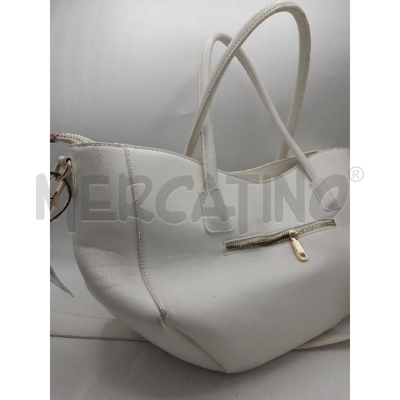 BORSA DONNA BIANCA ALESSIO MASSIMO | Mercatino dell'Usato Atripalda 3