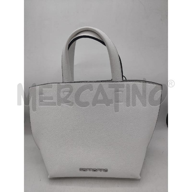 BORSA DONNA BIANCA FORNARINA MANICI | Mercatino dell'Usato Atripalda 1