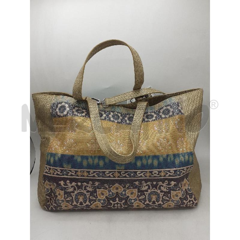 BORSA DONNA DORATE AZZURRA DESIGUAL | Mercatino dell'Usato Atripalda 1