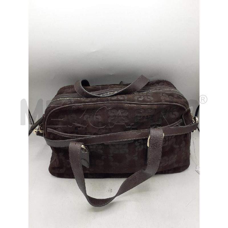 BORSA DONNA MARRONE CAMOSCIO COCCINELLE | Mercatino dell'Usato Atripalda 1