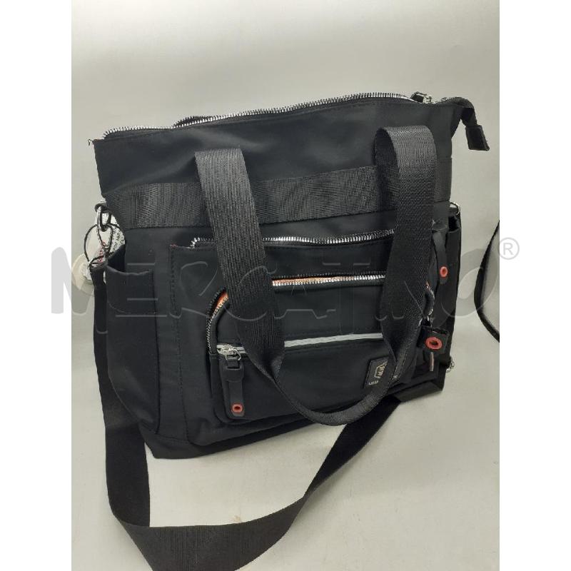 BORSA DONNA NERA LUMBERJACK TRACOLLA | Mercatino dell'Usato Atripalda 1