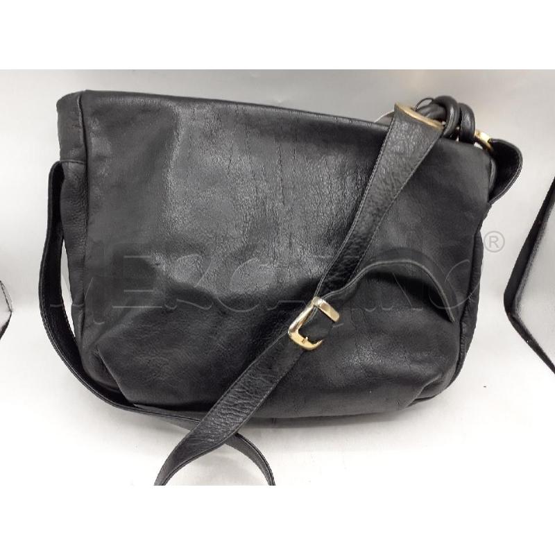 BORSA DONNA NERA PELLE BERNINI VINTAGE | Mercatino dell'Usato Atripalda 2
