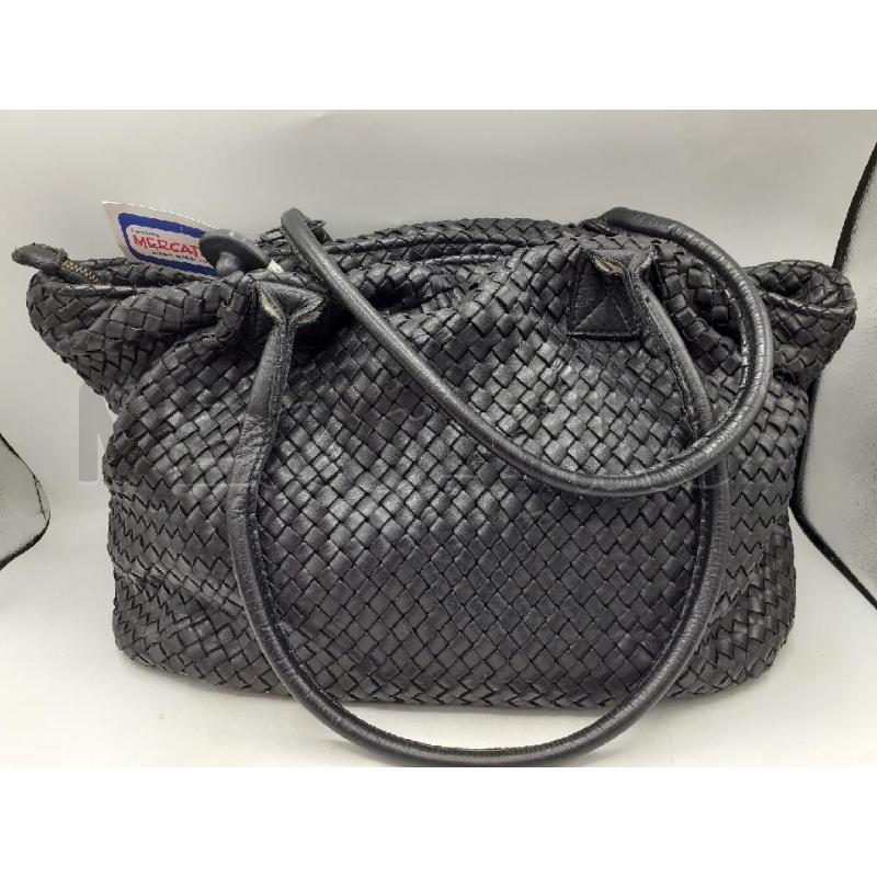 BORSA DONNA NERA PELLE RETE | Mercatino dell'Usato Atripalda 2