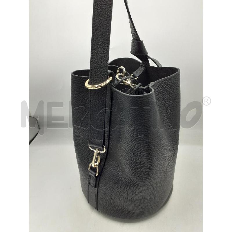 BORSA DONNA NERA SACCO PELLE | Mercatino dell'Usato Atripalda 3