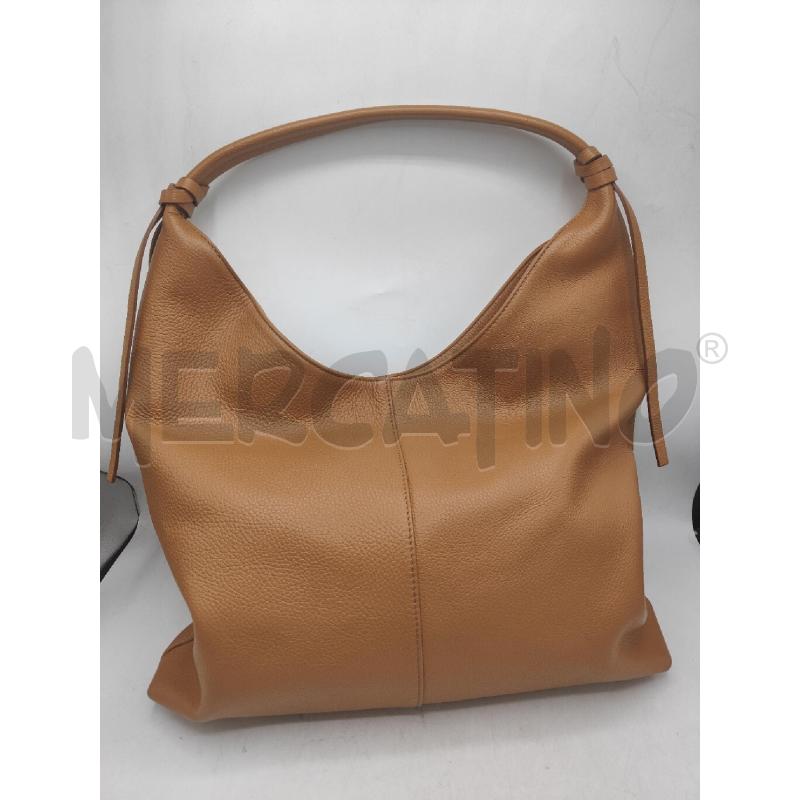 BORSA DONNA PELLE BEIG MANICO | Mercatino dell'Usato Atripalda 1