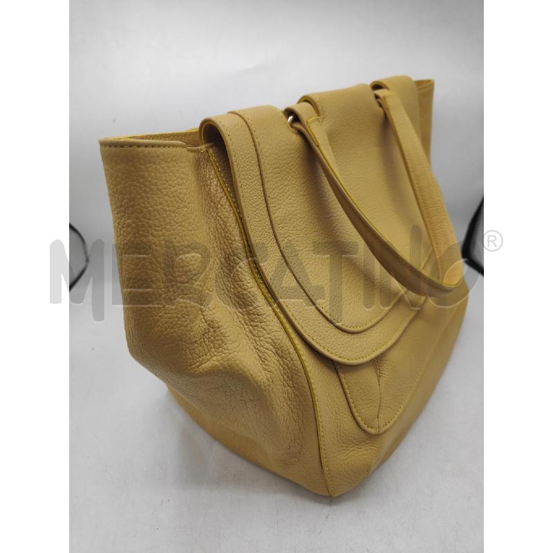 BORSA DONNA SENAPE LAUTRECHOS PELLE | Mercatino dell'Usato Atripalda 3