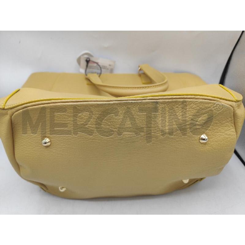 BORSA DONNA SENAPE LAUTRECHOS PELLE | Mercatino dell'Usato Atripalda 4