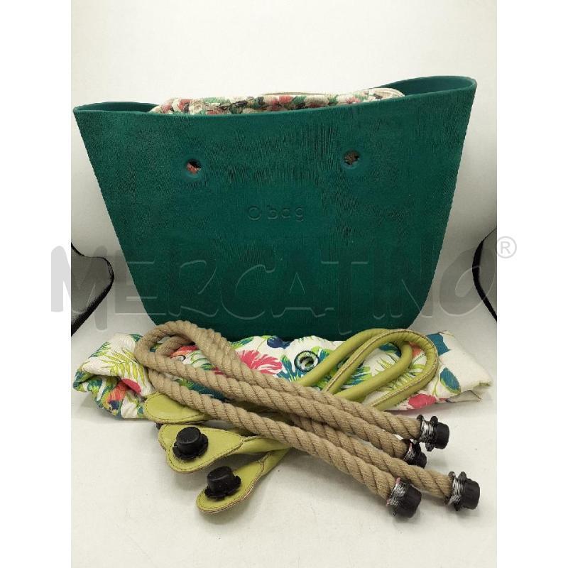 BORSA DONNA VERDE/CEL OBAG | Mercatino dell'Usato Atripalda 3