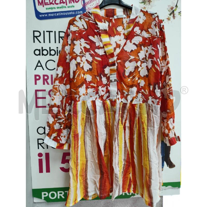 CAMICIA DONNA ARANCIO ROSSA NARA | Mercatino dell'Usato Atripalda 1