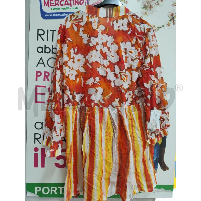 CAMICIA DONNA ARANCIO ROSSA NARA | Mercatino dell'Usato Atripalda 2