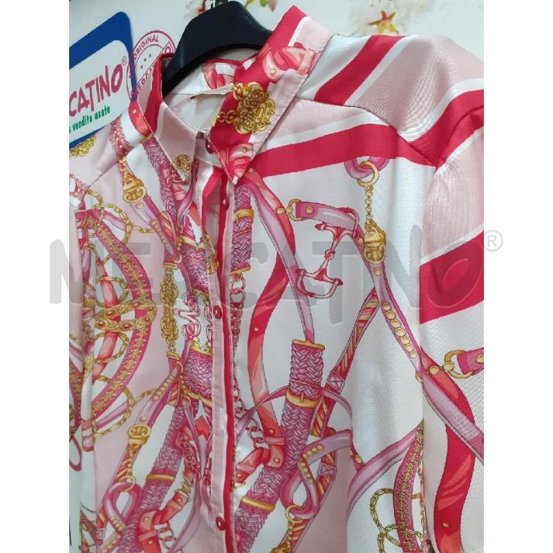 CAMICIA DONNA ROSA FUCSIA RINASCIMENTO | Mercatino dell'Usato Atripalda 3