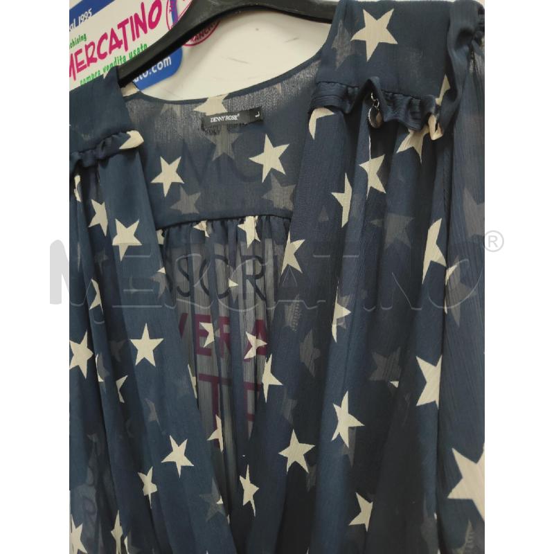CASACCA DONNA BLU STELLE DENNY ROSE | Mercatino dell'Usato Atripalda 3