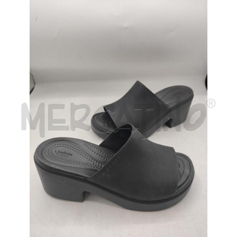 CIABATTE DONNA NERE GOMMA CROCS | Mercatino dell'Usato Atripalda 3