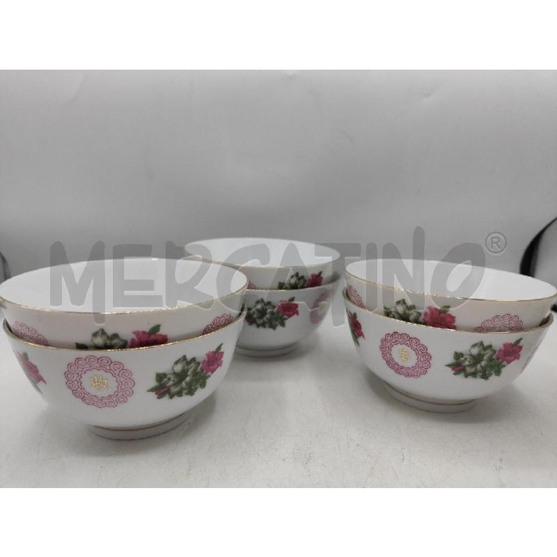 CIOTOLE PZ. 6 MADE IN CHINA FIORI ROSA | Mercatino dell'Usato Atripalda 2