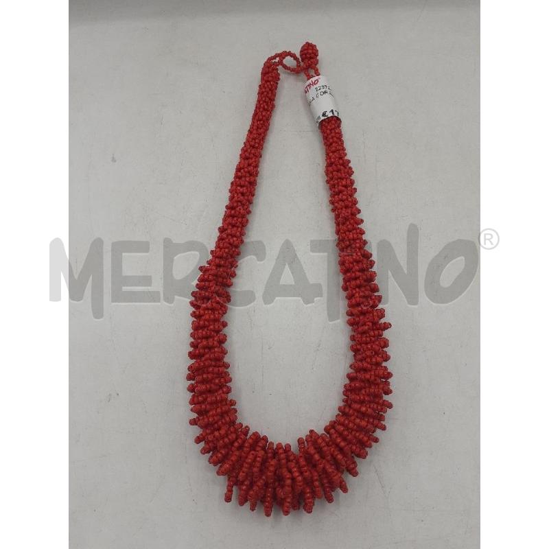 COLLANA CORALLINI ROSSI | Mercatino dell'Usato Atripalda 1
