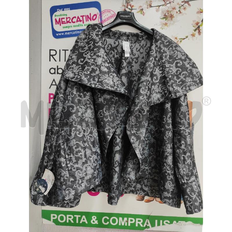 GIACCA DONNA GRIGIA NERA LAMIN WYNN | Mercatino dell'Usato Atripalda 1