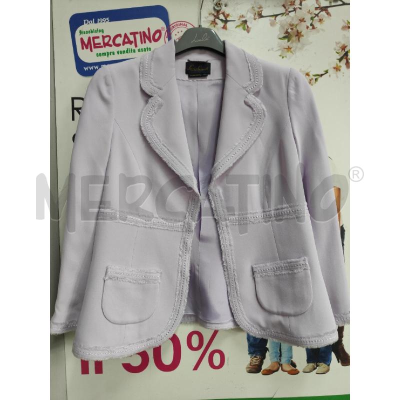 GIACCA DONNA +GONNA LILLA SPAGNOLI | Mercatino dell'Usato Atripalda 3
