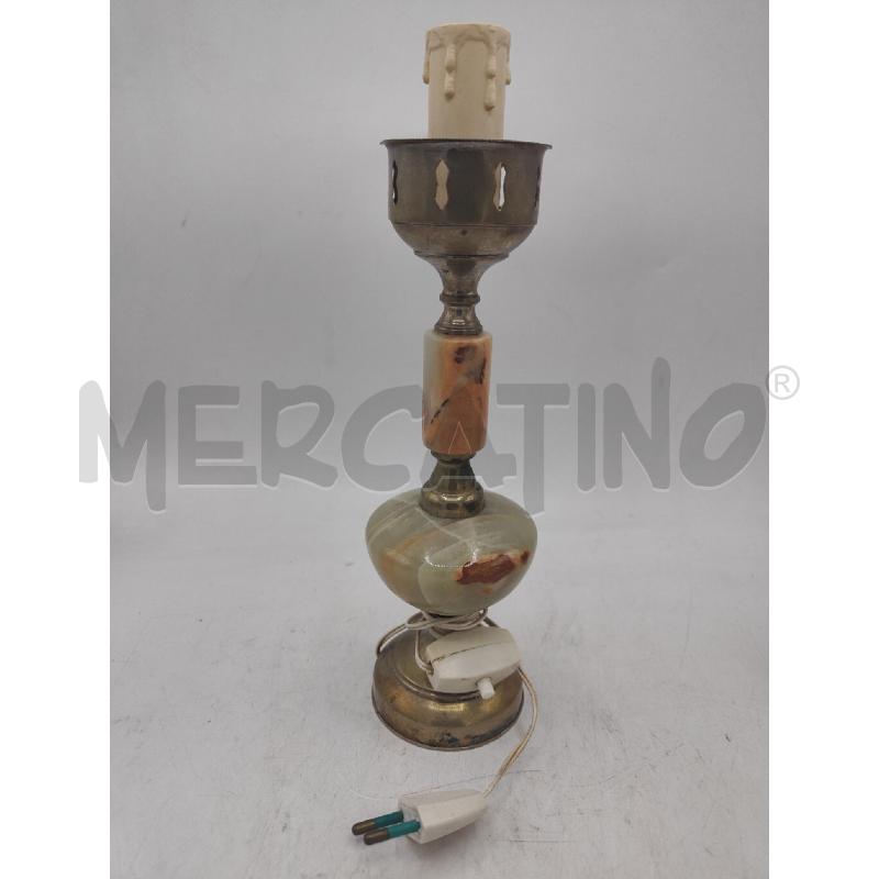 LAMPADA ONICE BASE ARG  | Mercatino dell'Usato Atripalda 1