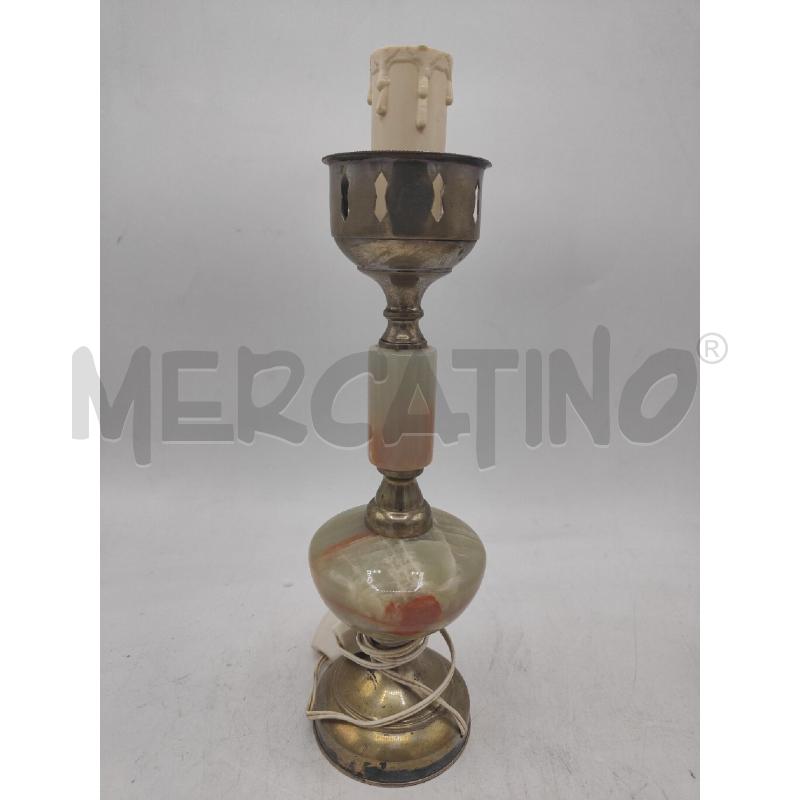 LAMPADA ONICE BASE ARG  | Mercatino dell'Usato Atripalda 2