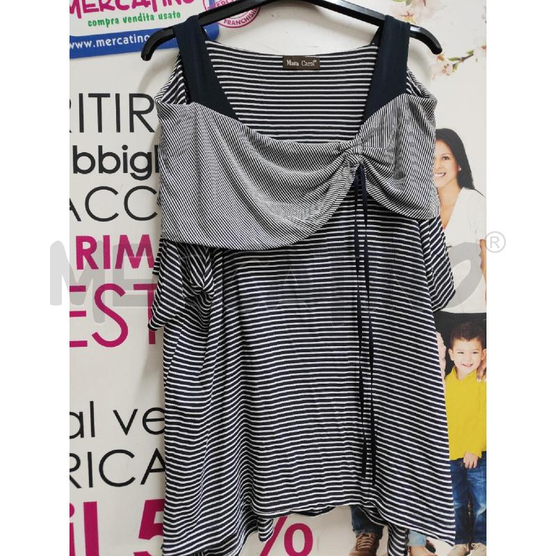 MAGLIA DONNA RIGHE BLU MRA CAROL | Mercatino dell'Usato Atripalda 1