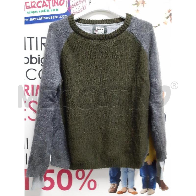MAGLIA DONNA VERDE GRIGIA PEPE | Mercatino dell'Usato Atripalda 1