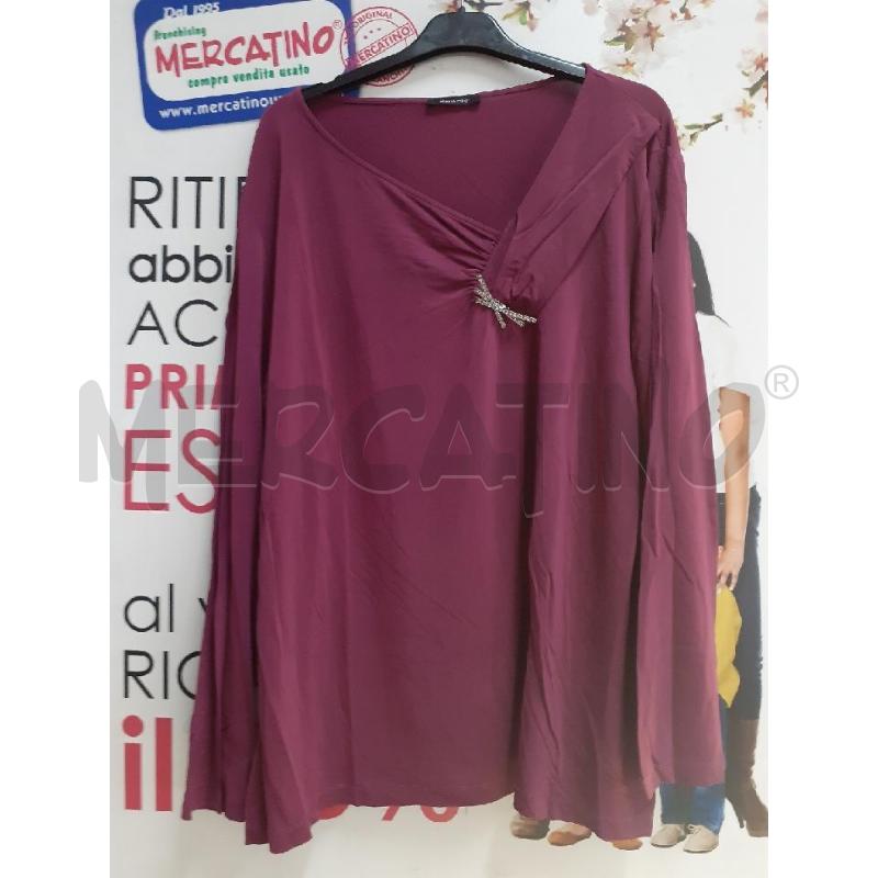 MAGLIA DONNA VIOLA STRASS ELENA MIRÒ | Mercatino dell'Usato Atripalda 1