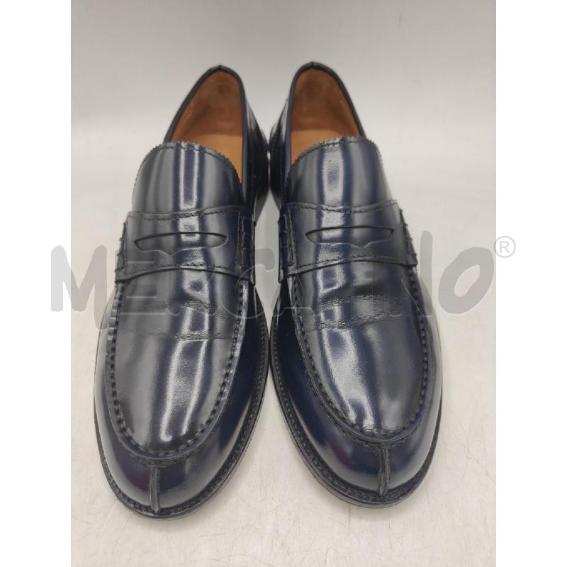 MOCASSINI PELLE UOMO NERO/BLU SANNINO | Mercatino dell'Usato Atripalda 3