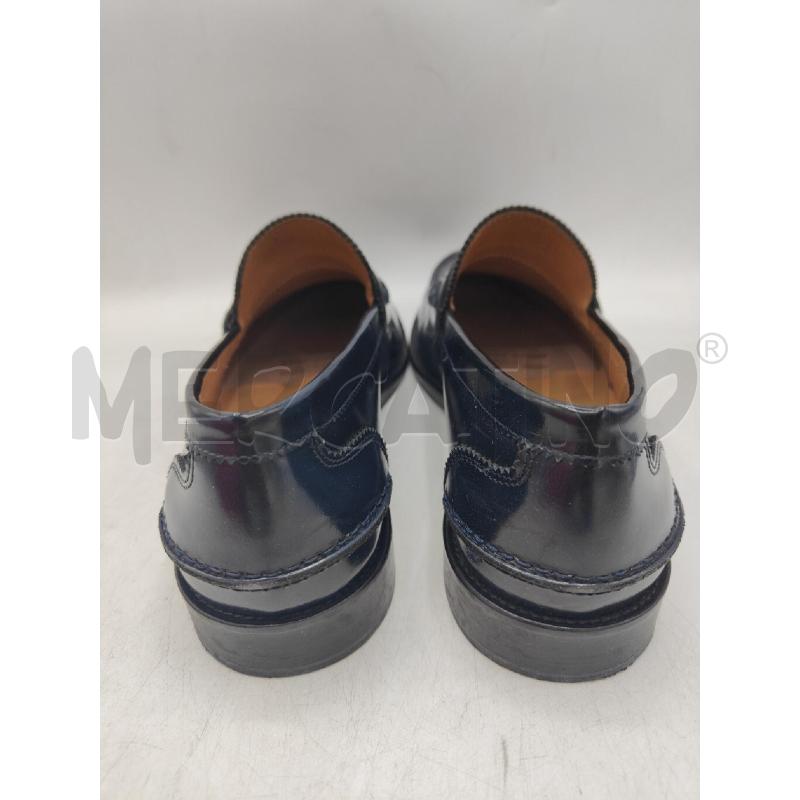 MOCASSINI PELLE UOMO NERO/BLU SANNINO | Mercatino dell'Usato Atripalda 4