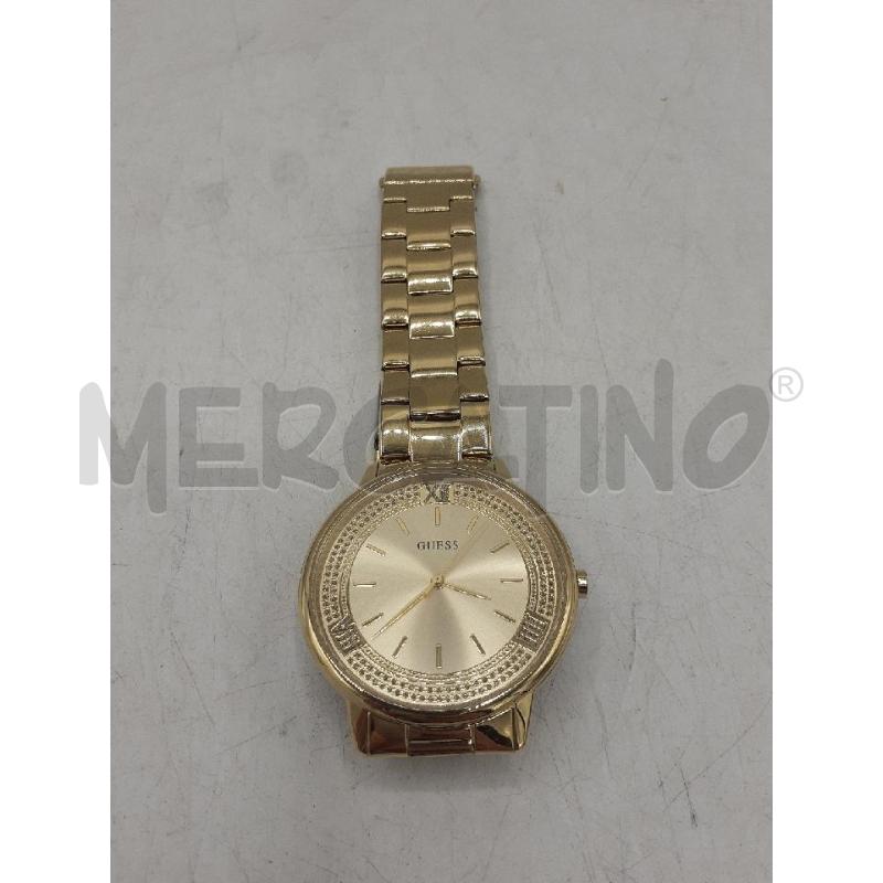 OROLOGIO TONDO DORATO GUESS | Mercatino dell'Usato Atripalda 1