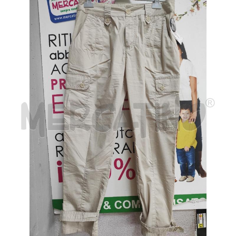 PANTALONE DONNA BEIG GUESS FIBBIA | Mercatino dell'Usato Atripalda 1