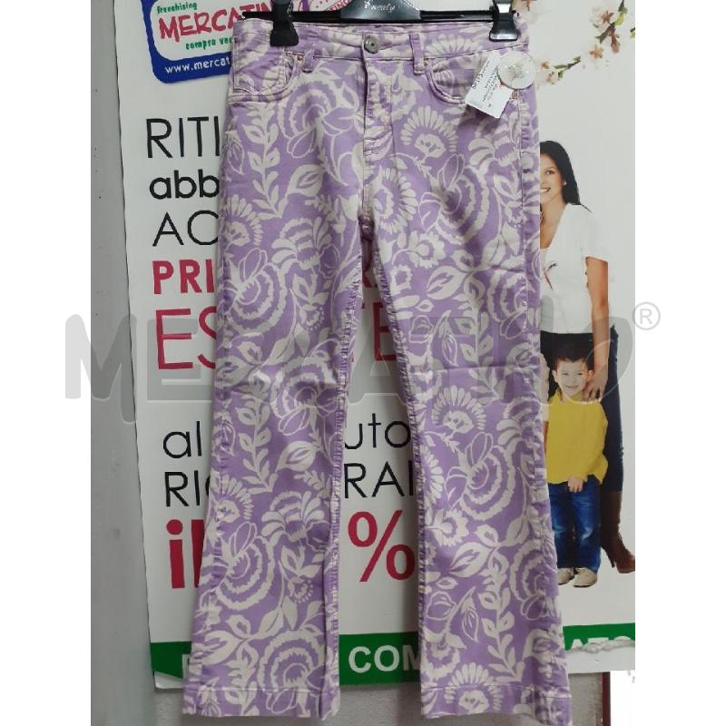 PANTALONE DONNA FANTASIA LILLA MALIPARMI | Mercatino dell'Usato Atripalda 1