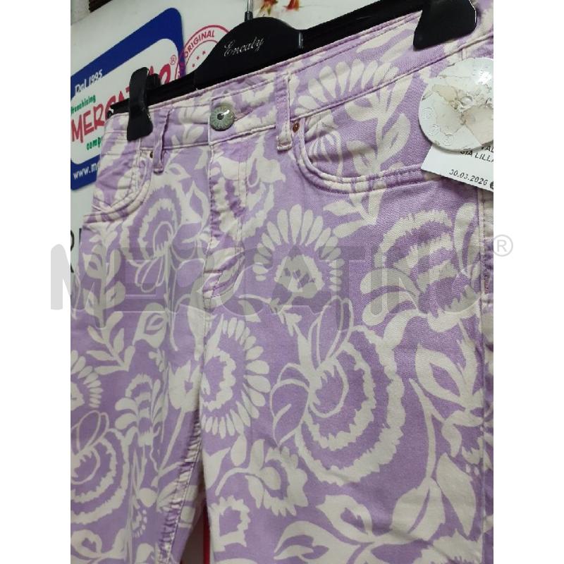 PANTALONE DONNA FANTASIA LILLA MALIPARMI | Mercatino dell'Usato Atripalda 3