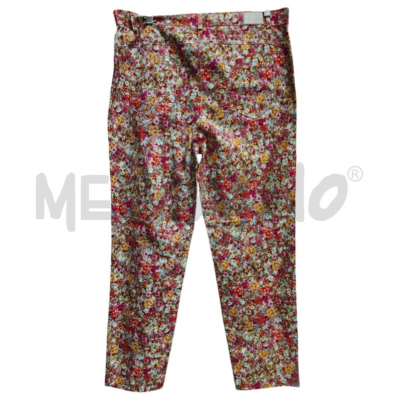 PANTALONE DONNA FIORI CEL/ARANC FERRONI MAX | Mercatino dell'Usato Atripalda 2